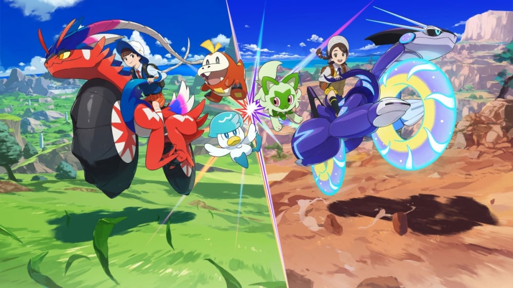 Review: Pokémon Karmesin und Purpur – Eine neue Zeitrechnung in der Welt der Pokémon pokemon karmesin titelbild