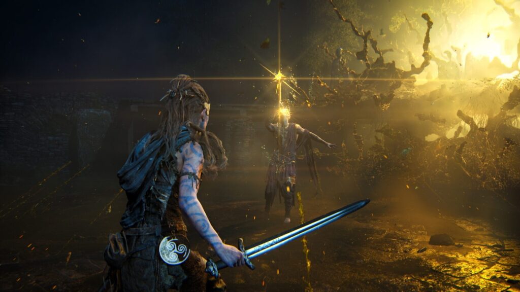 Senua schlägt im ersten Trailer düstere neue Töne an senua ingame