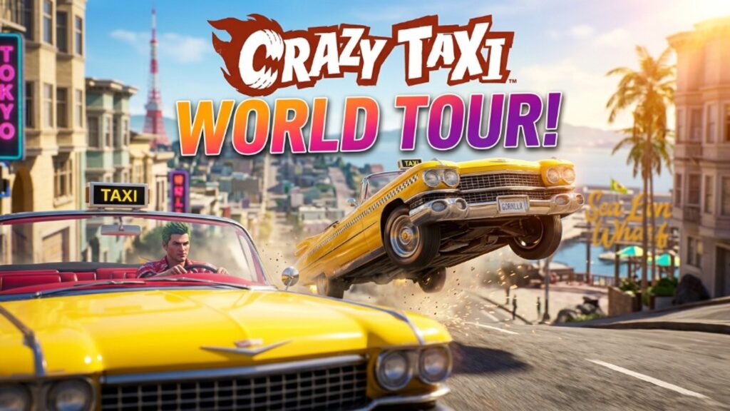 Crazy Taxi: World Tour lädt zum Multiplayer-Test ein crazy taxi titelbild