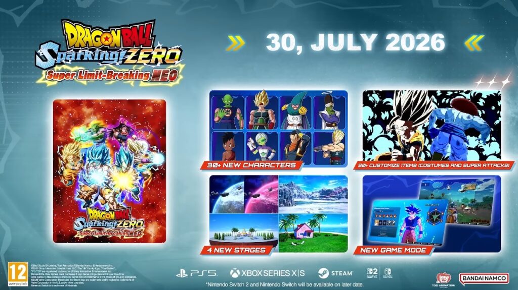 Dragon Ball Sparking! Zero entfesselt am 30. Juli seine Grenzen! dbz sparking zero dlc ingame