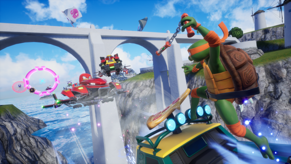 Sonic Racing: CrossWorlds lässt die Turtles los! sonic crossworlds ingame
