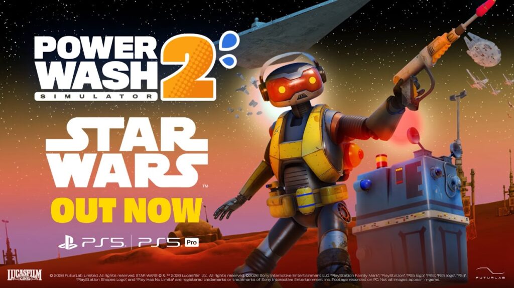 PowerWash Simulator 2 säubert jetzt eine weit, weit entfernte Galaxis star wars powerwash titelbild
